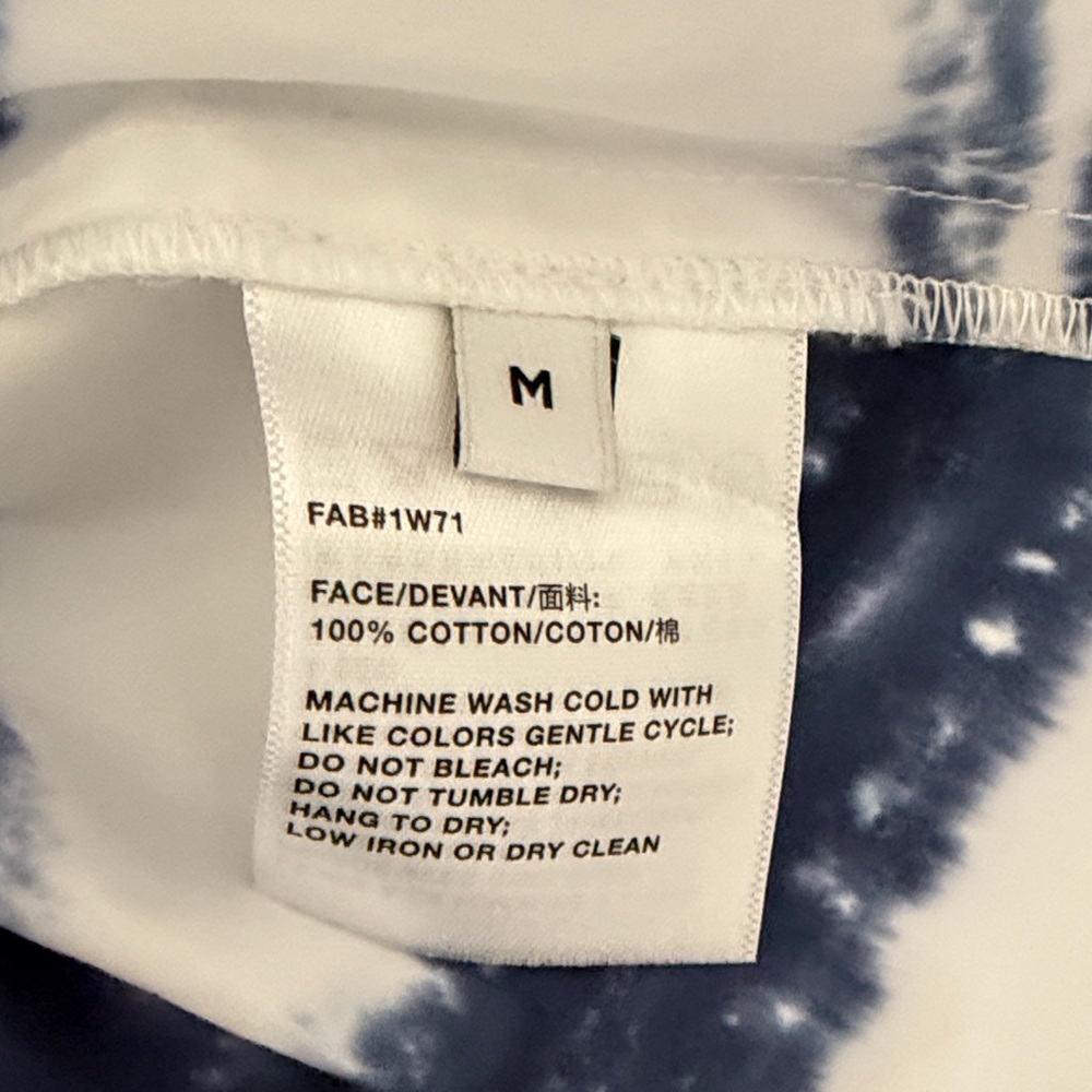 Lafayette 148 New York Troy Shirt Dress with Blue Abstract Print and Drop Waist - Picture 6 of 7